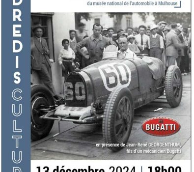 Venerdì culturale – L’epopea Bugatti, il purosangue dell’automobile