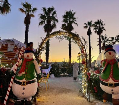 Laboratori nello chalet di Babbo Natale al mercatino di Natale