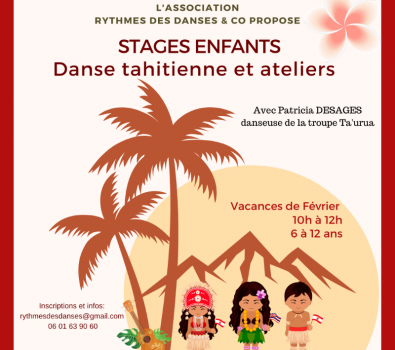 Stage pour enfants – Danse tahitienne et ateliers